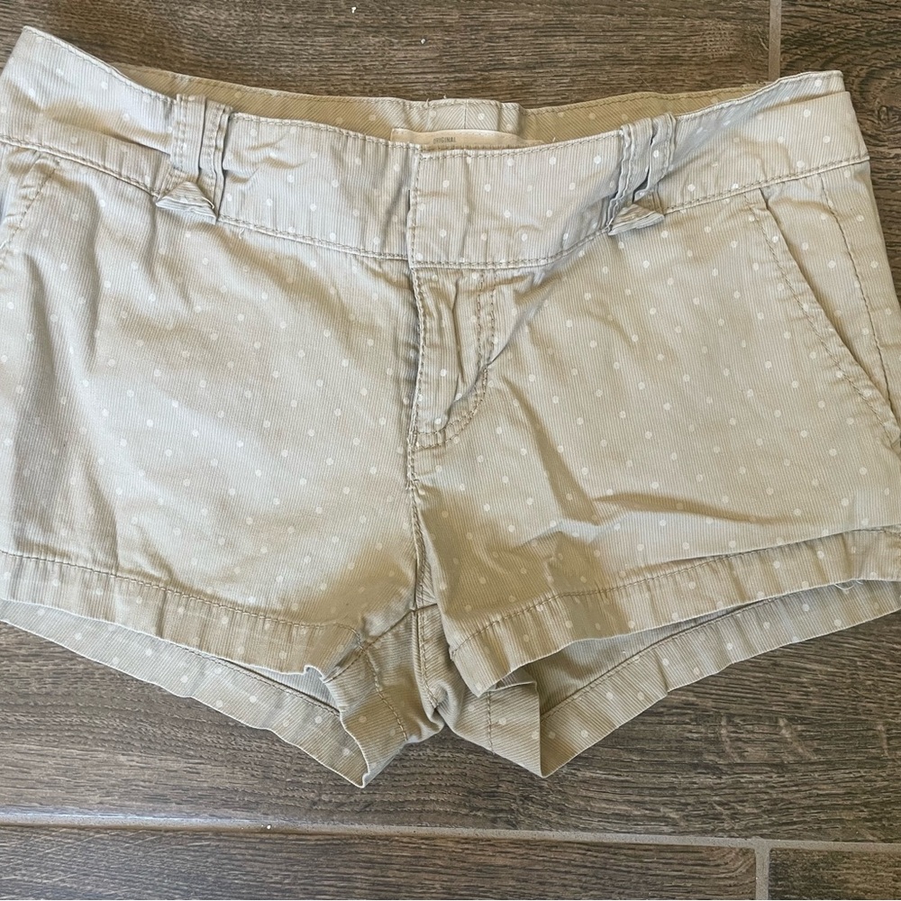Aeropostale Stylish Tan Polka Dot Women's Shorts